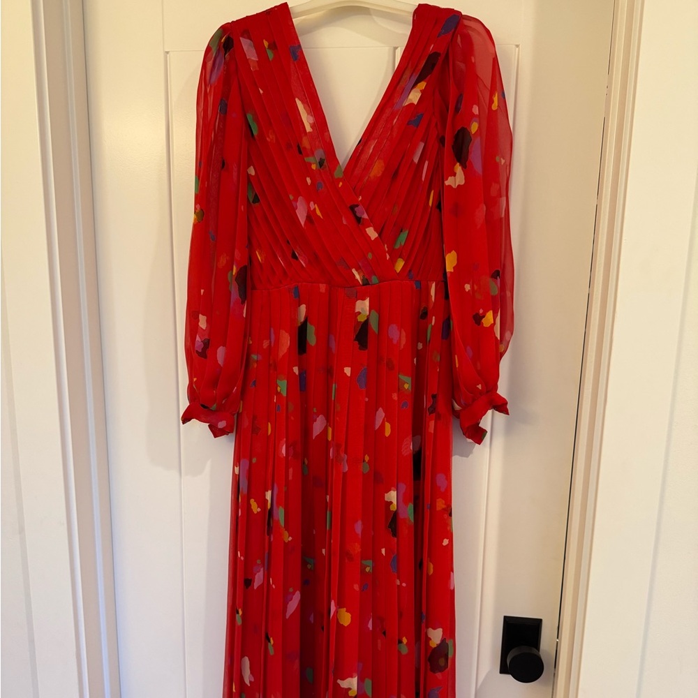Vintage Red Women's Dress